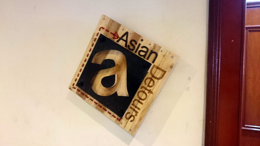 Asian Detours Upcycle Signage