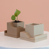 Architecture Desk Planter (recycled wood filament)