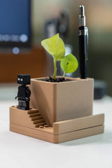 Architecture Desk Planter (recycled wood filament)