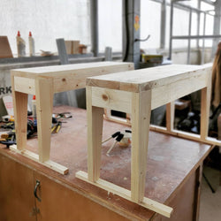 Pallet Bench Making