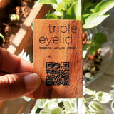 Wooden Business Card (with embedded NFC) (3 pieces)