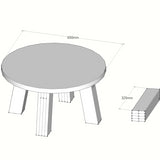 Minimalist Round Coffee Table